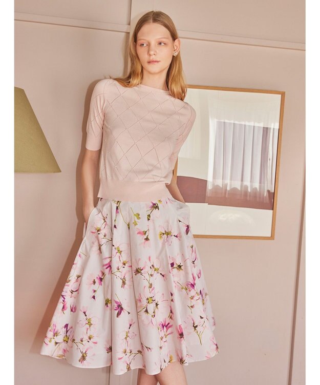 TOCCA 【洗える・消臭】BLOOMING SPRING TIME スカート ピンク系