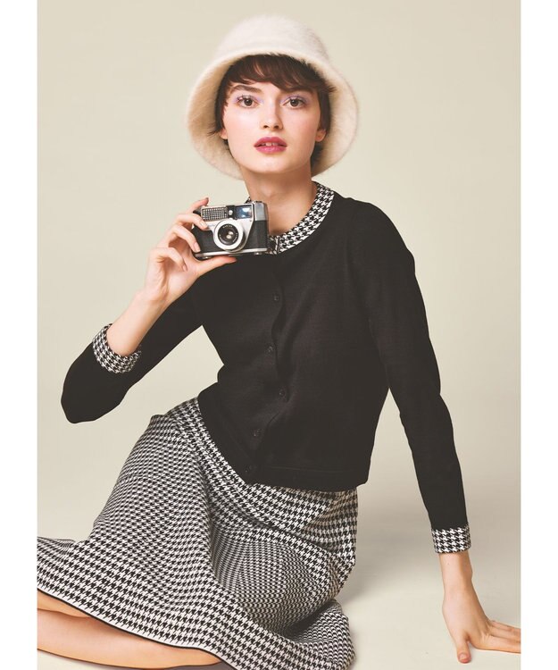 TOCCA ANGORA MIX BUCKET HAT アンゴラ混 バケットハット アイボリー系