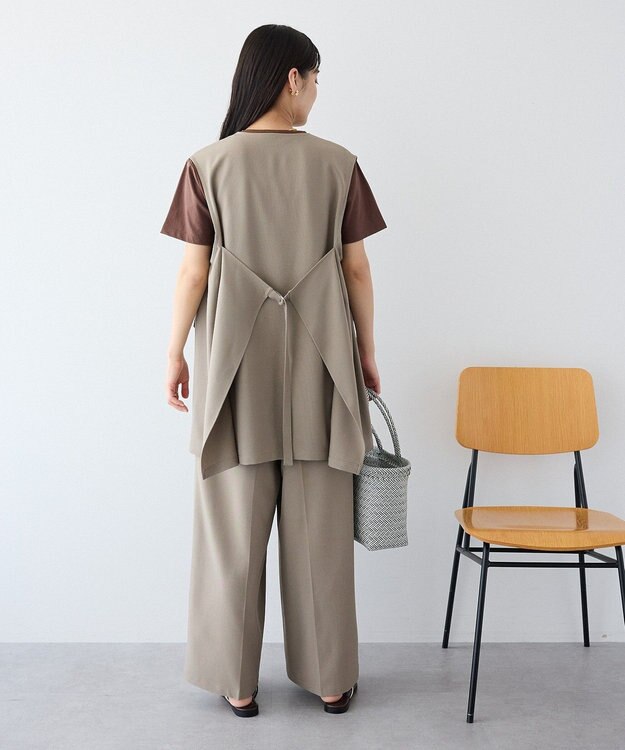 CRAFT STANDARD BOUTIQUE バックデザインジレ Beige