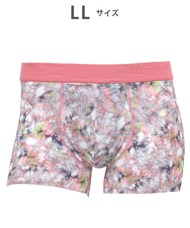 WACOAL MEN WACOAL MEN ボクサーパンツ 【気持ちいいパンツ】 動いてもズレにくい フロントの安定性・快適性 フリーなカッティング（裾部分） なめらかな肌ざわり 前閉じ 下着 WT3429 /ワコールメン ピンク
