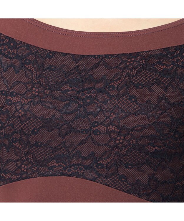 Chacott ◎【AKANE TAKADA】ロングスリーブレオタード テラコッタ