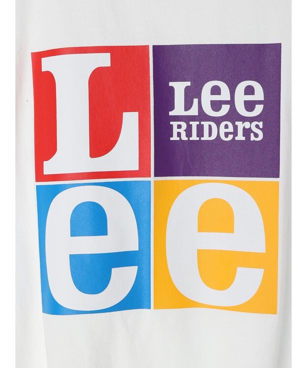 earth music&ecology Ｌｅｅ×ｅ．ｍ．ａ．ｅ　ＢＡＣＫ　ＰＲＩＮＴ　ＴＥＥ Off White