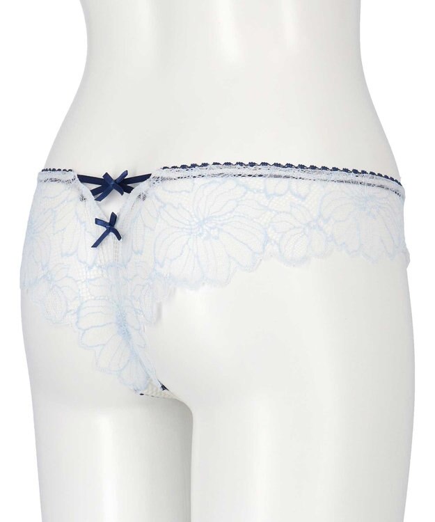 AMPHI Ｔバックショーツ 【Glama-Rich グラマリッチ 脇スッキリ・ライトタイプ】 BYJ685とペア ソング ショーツ PYJ585 アンフィ／ワコール グレイッシュブルー