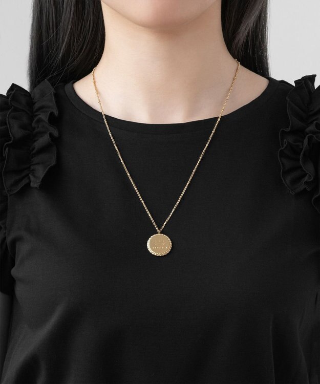 TOCCA LOGO COIN NECKLACE ネックレス ゴールド系