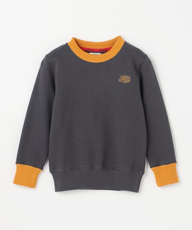 J.PRESS KIDS 【100-130cm】Jバックロゴ エンブロイダリー トレーナー ライトグレー系