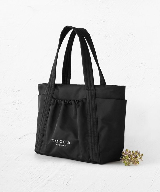 TOCCA 【WEB＆一部店舗限定】【A4サイズ対応・撥水・サスティナブル素材】SOSTA POCKETTOTE トートバッグ ブラック系