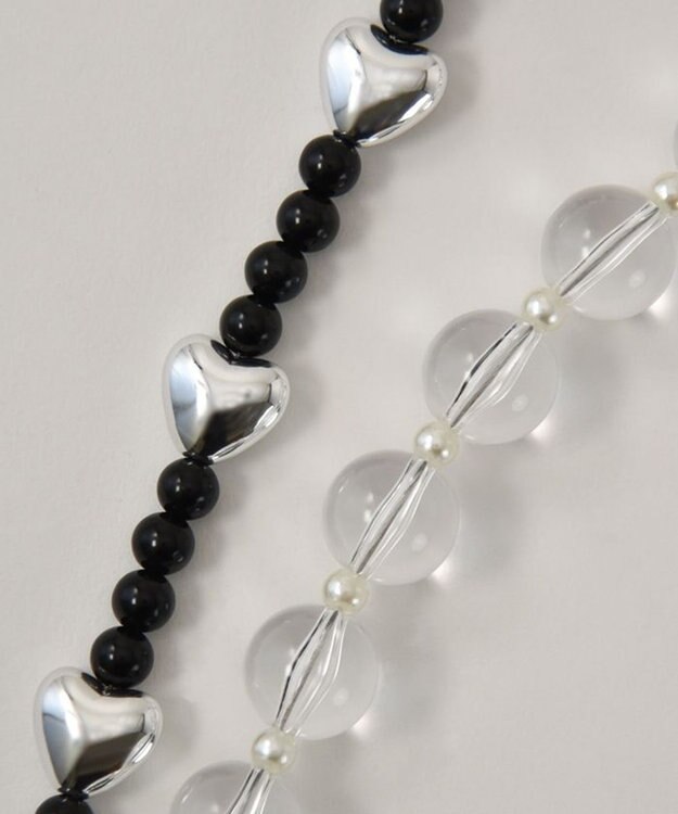 LANVIN en Bleu ジュエル スマホストラップ ブラック