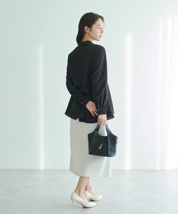 YECCA VECCA サイドベルトナロースカート Yellow