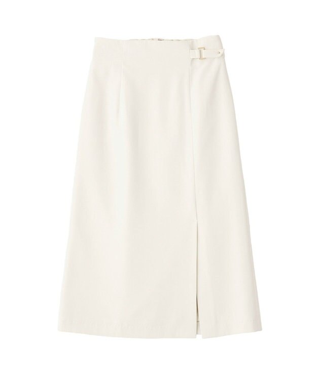 YECCA VECCA サイドベルトナロースカート Ivory