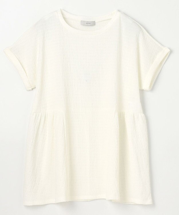 ANY L フクレジャージチュニック オフ