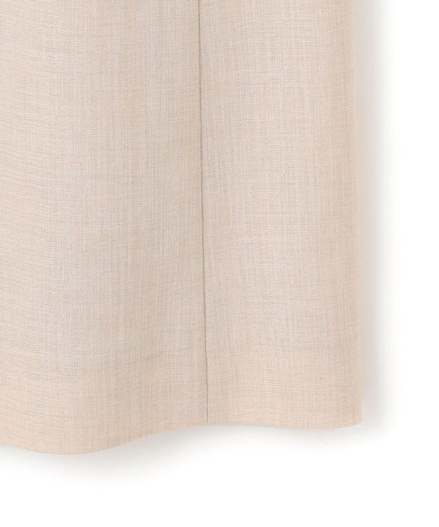 23区 L 【洗える】トリアセスラブストレッチ ジレ ベージュ系