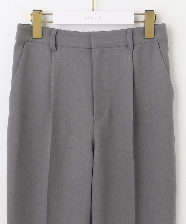 ANY SIS 【セットアップ可】イージーケアライト パンツ グレー