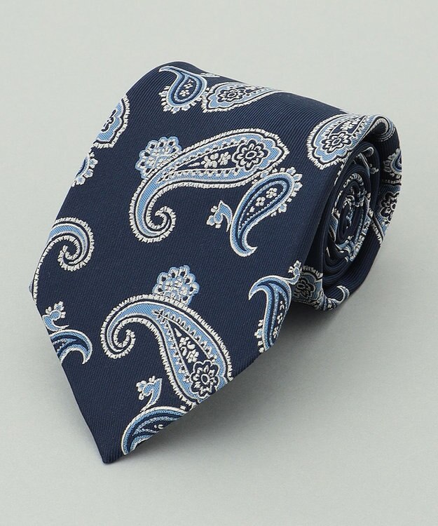 GOTAIRIKU 【日本製】西陣ネクタイ_ネイビー×サックス系 ネイビー系4