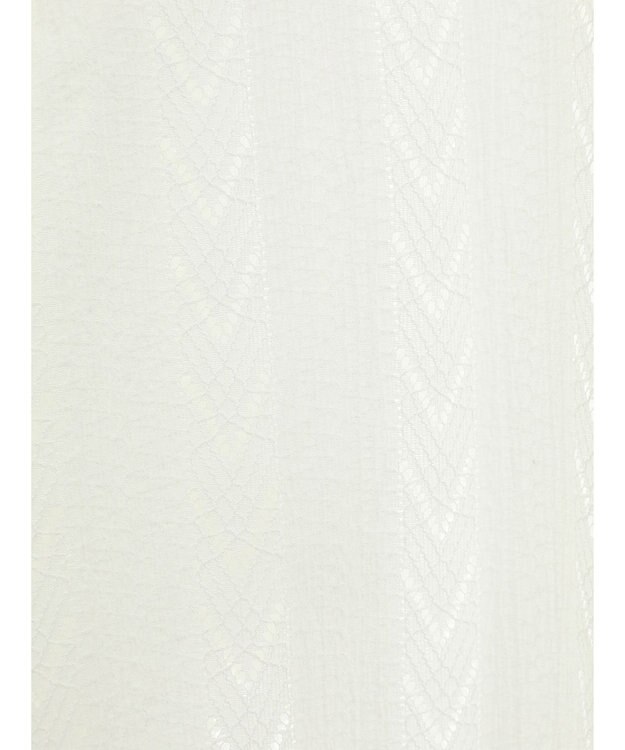 CRAFT STANDARD BOUTIQUE レースオープンカラーシャツ White