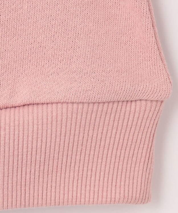 ANY KIDS 裏毛 モシャモシャ ロゴ トレーナー ピンク