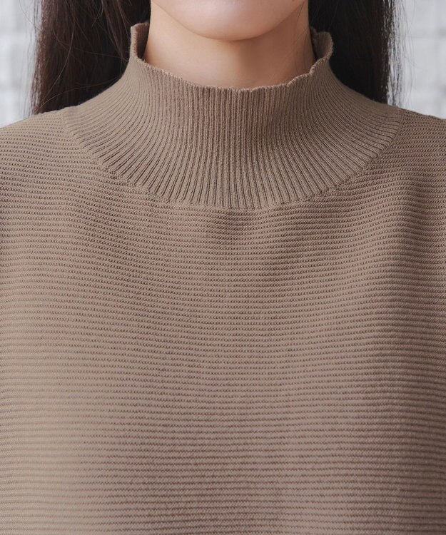 Tiaclasse 【2点セット】ニットトップス＋スカートセットアップ モカ