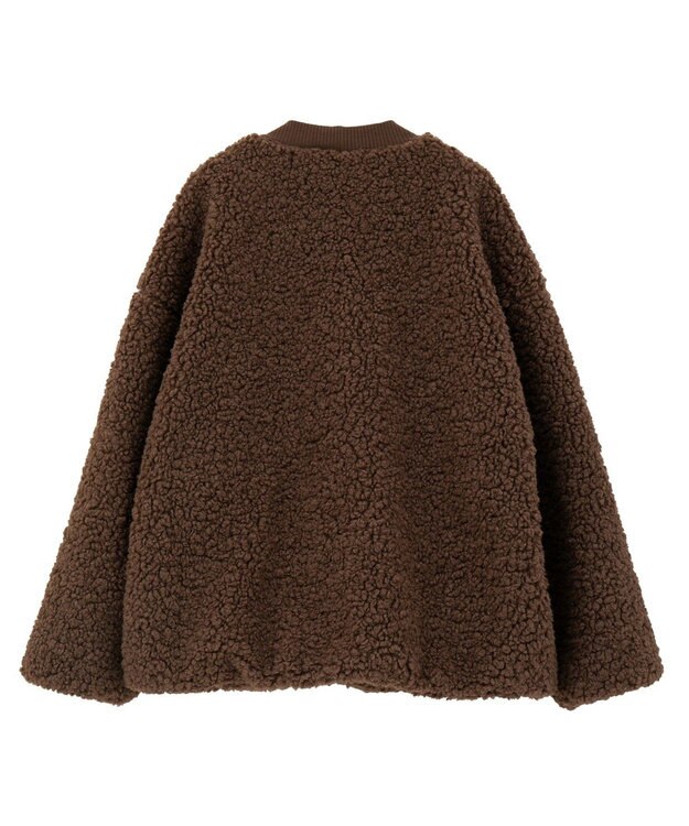 Green Parks Ｖネックボアカーディジャケット Brown