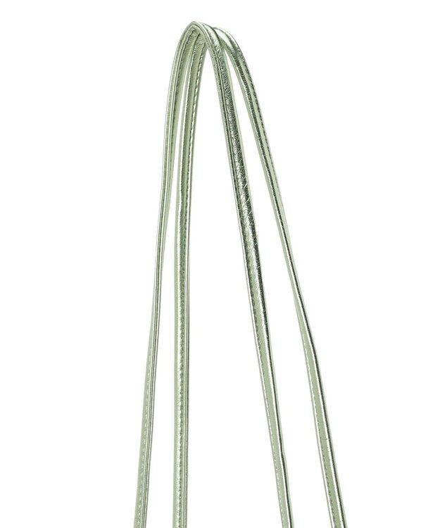 Green Parks ａｎｄｍｉｋｋａ　パッチワークメタリックＡ４トート Mint Green