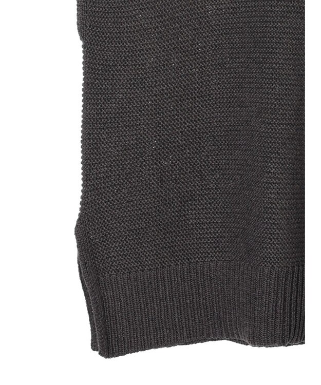 AMERICAN HOLIC リネンブレンドニットベスト Charcoal Gray