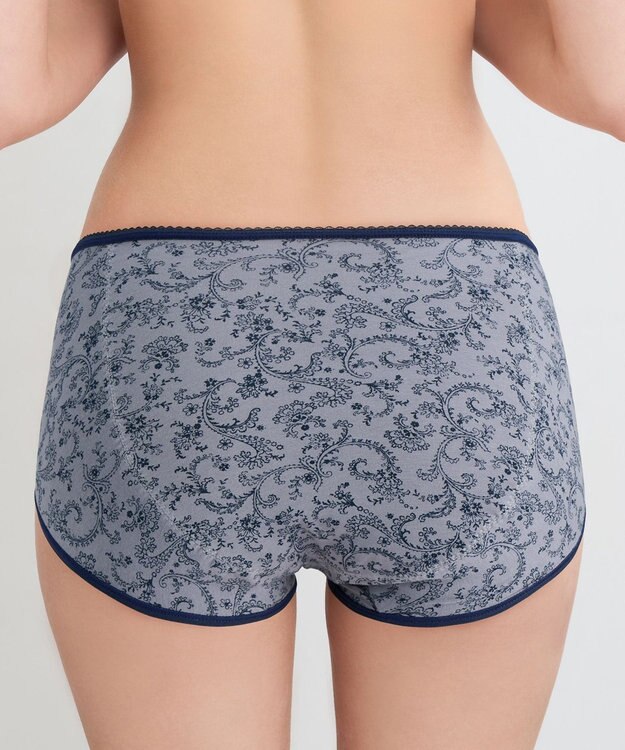 WACOAL ショーツ 【すそピタ】 裾がズレ上がりにくい 綿混(本体) レディース PPD245 /ワコール チャコールグレー