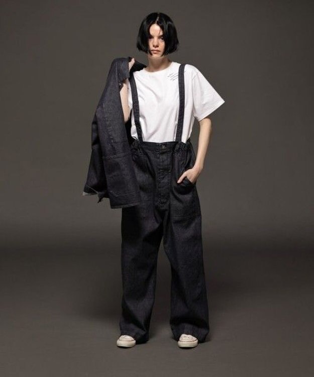 LENO SALOPETTES サロペット INDIGO