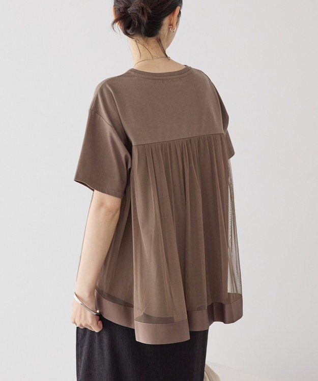 AMERICAN HOLIC バックチュールレイヤードカットプルオーバー Mocha