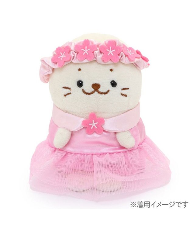 Mother garden しろたん ついてきちゃうしろたん マスコット 着せ替え服 お花ドレス＆花冠 -