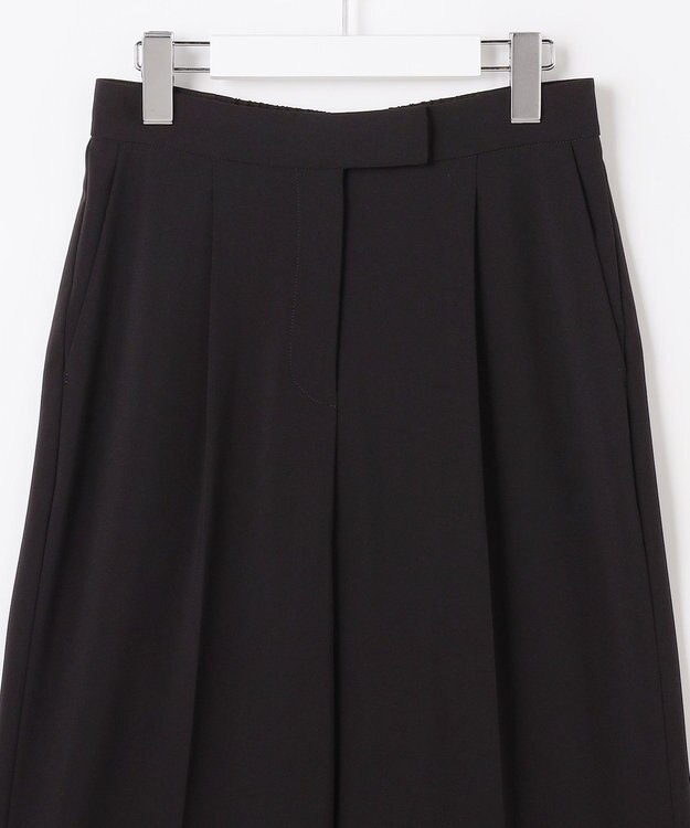 ANY SIS S 【セットアップ対応】セレモニーダブルクロス ワイドパンツ ブラック