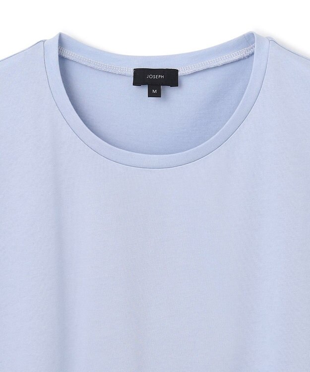 JOSEPH 【洗える】アクロスプリント×ジャージー　カットソー Sky blue