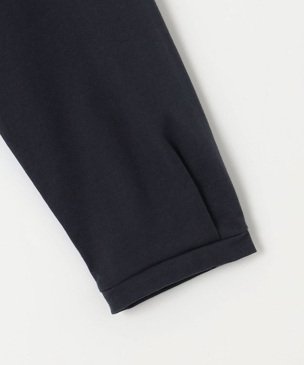 J.PRESS LADIES プレーティングジャージー レース襟 カットソー ネイビー系