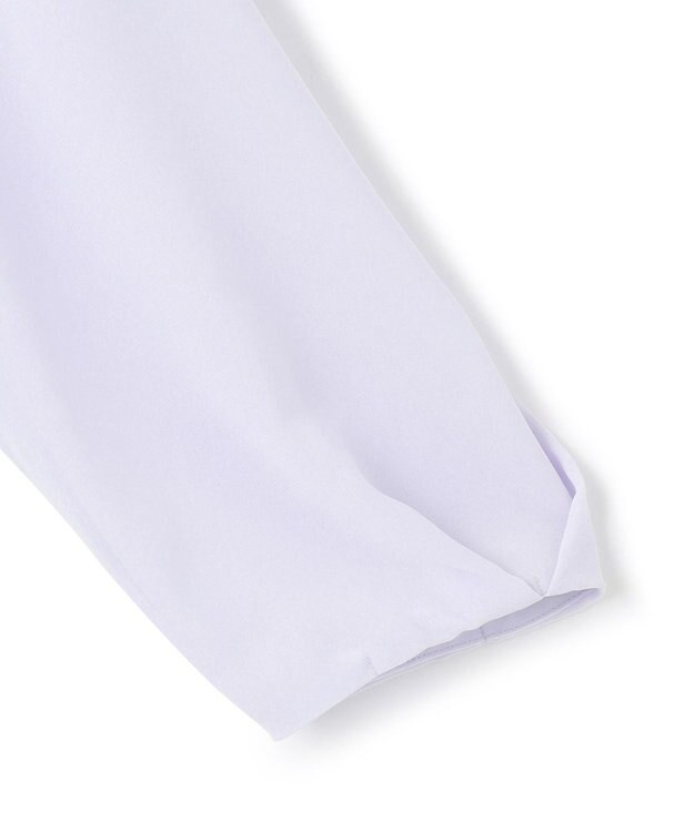 23区 【洗える】エアリーコンビジャージー パールモチーフ カットソー ライラック系