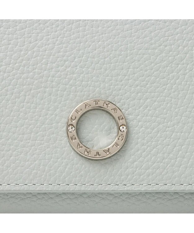 CLATHAS カーラ かぶせ長財布 ライトブルー