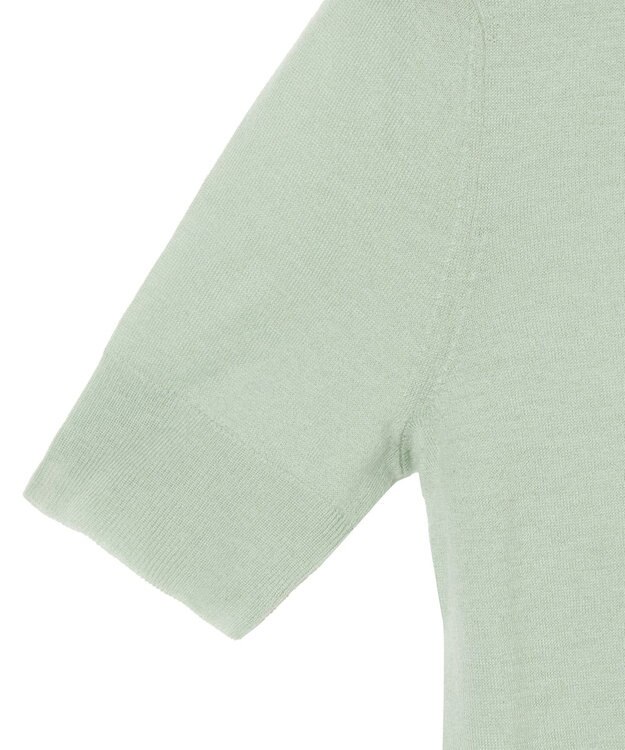 JOSEPH 【洗える】キャッシュエアー　ショートスリーブニット Matcha