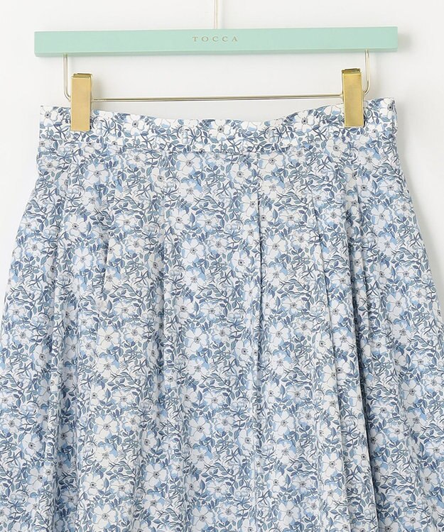 TOCCA 【LIBERTY社オリジナル素材】【洗える！】FLORAL STORY スカート ブルー系5