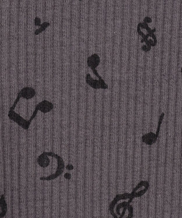 ANY KIDS テレコレギンス チャコール音符