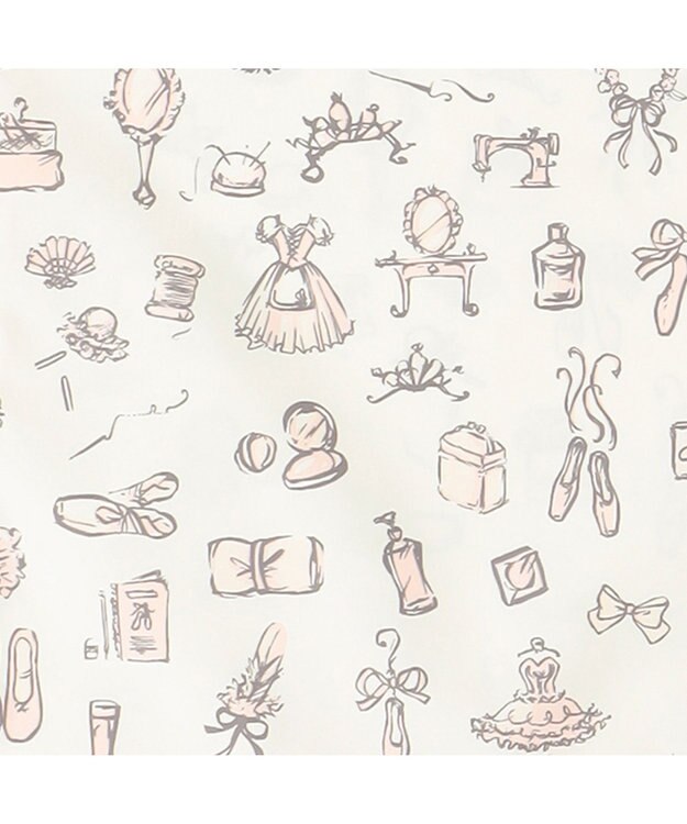 Chacott バレリーナメッシュ巾着L オフホワイト