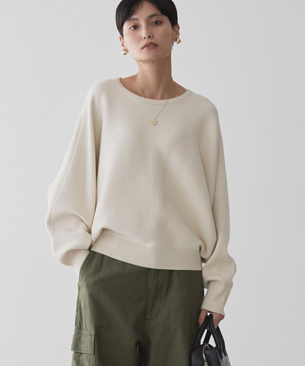 AMERICAN HOLIC バイパチドルマンニットプルオーバー Ivory