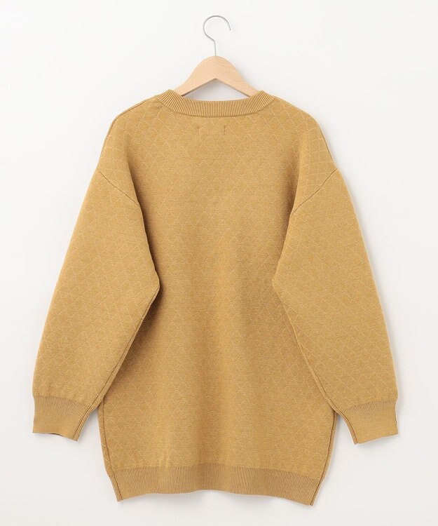 SHARE PARK LADIES キルティングニット マスタード系