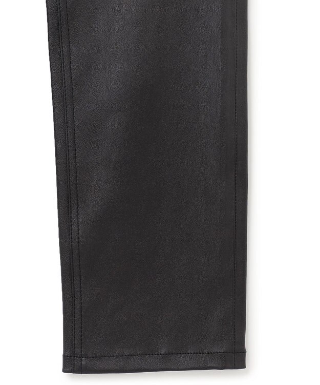 JOSEPH 【FOUNDATIONS】【AW23】レザーストレッチ　スリムフィットトラウザーズ Black