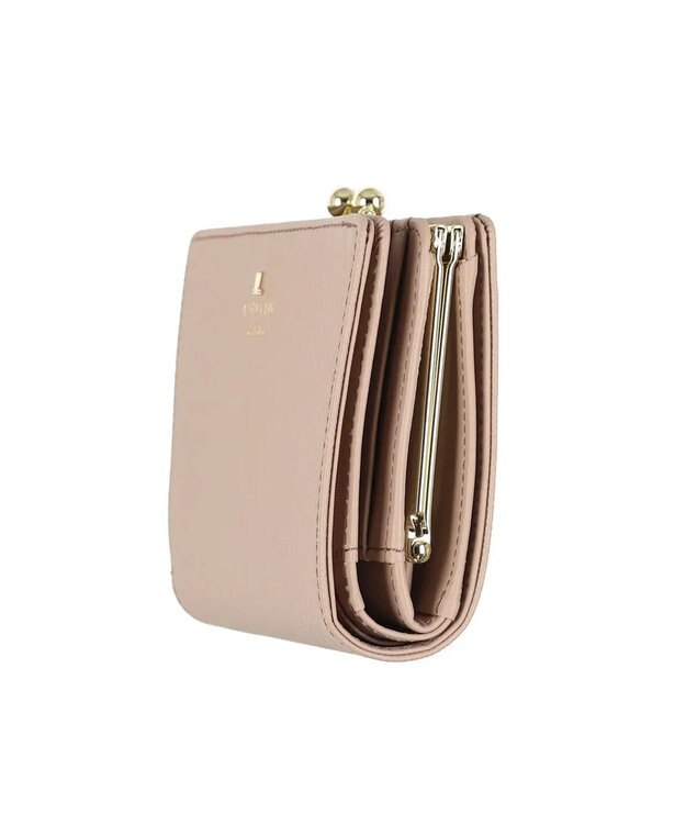 LANVIN en Bleu リュクサンブール 口金二つ折り財布 オールドローズ