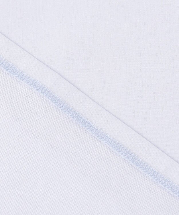 23区 【洗える】エアリーコンビジャージー パールモチーフ カットソー ライラック系