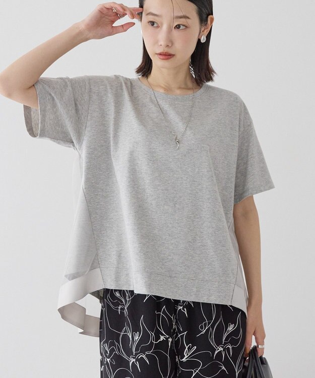 AMERICAN HOLIC バックチュールレイヤードカットプルオーバー Light Gray Mixture