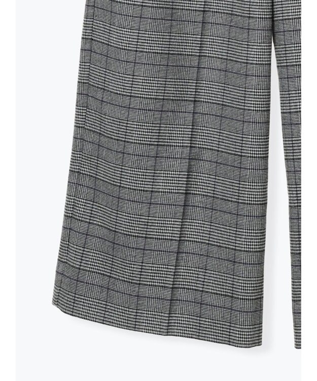 Te chichi グレンチェックスラックス チャコールグレー