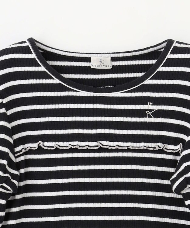 組曲 KIDS 【110-140㎝】パフスリーブ トップス ブラック