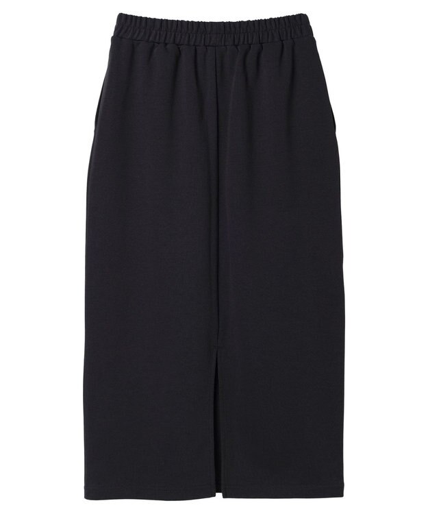 Green Parks バックスリットポンチスカート Charcoal Gray