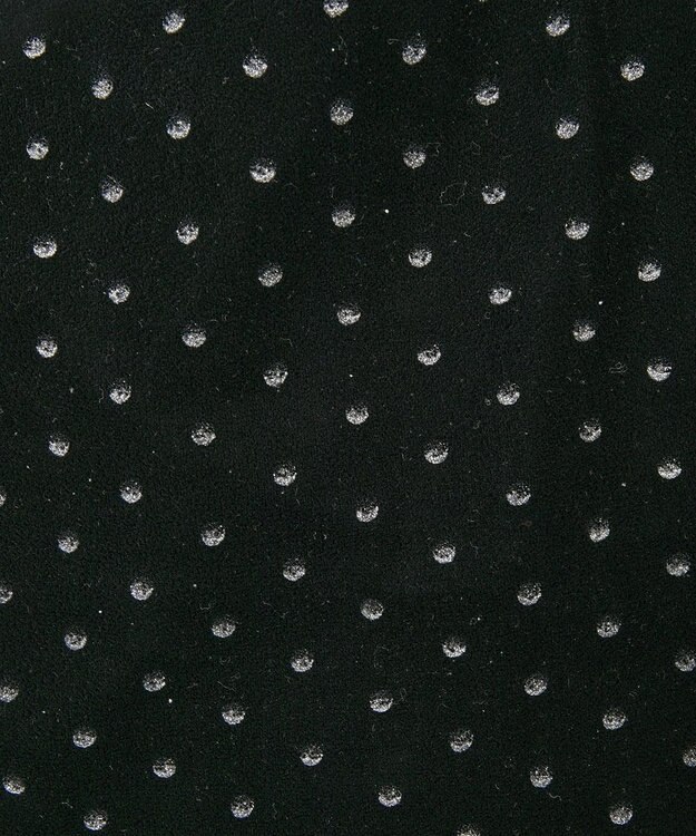 YECCA VECCA グリッタードットベロアオーバーキャミ Black