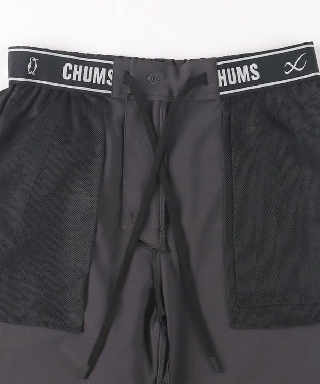 CW-X 【MEN】【CHUMS (チャムス)コラボ】 CW-X アウターボトムス スーツとして使える ロングパンツ 足首丈 はっ水性(本体) メンズ LNO570 /ワコール ブラック