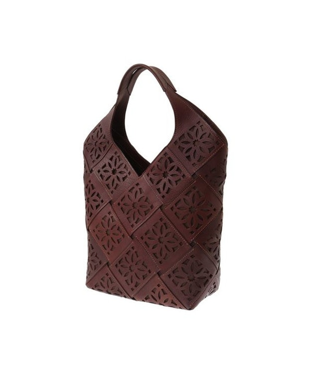 お値下げ　サスティナブルカットワーク トートバッグ（大） サステナブルカットワーク トートバッグ（大） / genten
