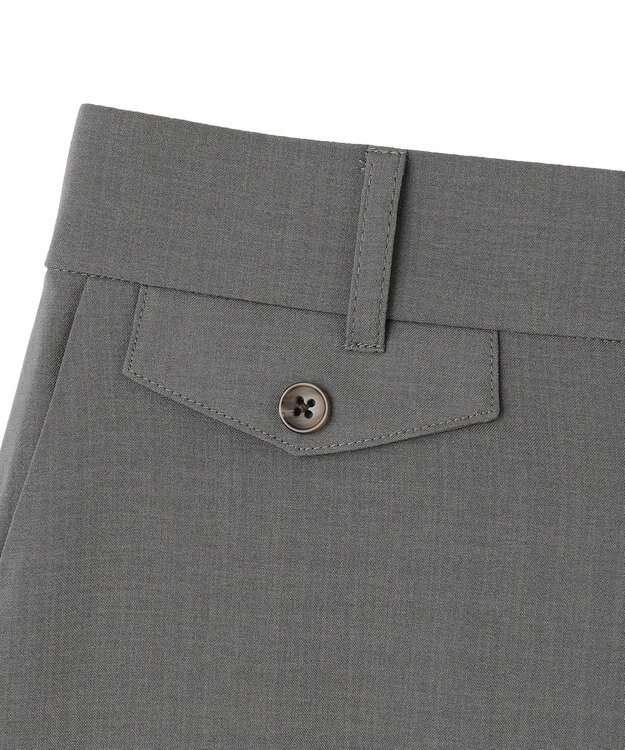 UNFILO L TENNEN TOUCH ワイドストレートパンツ グレー