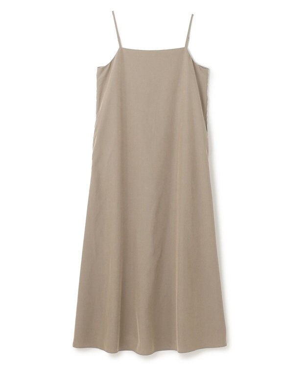 UNFILO L フィブリル キャミワンピース ベージュ